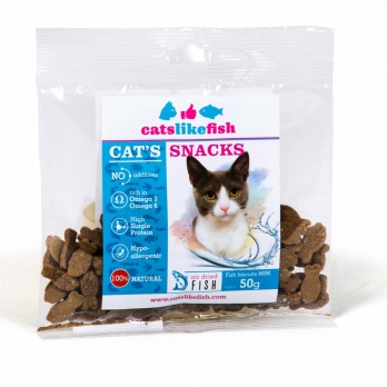 Dogs like fish Mini biscuits for cats