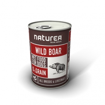 NATUREA Wet food with wild boar for dogs 400g