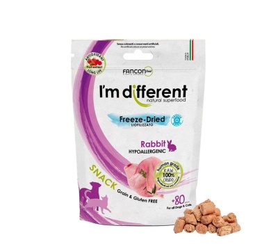 I’m different Freeze Dried Rabbit treats