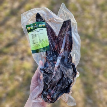 Z/S Sidrabjērs Truša galva ar spalvu un ausīm 1gb