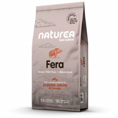 Naturea Fera Dry food for dogs with wild boar meat 2kg