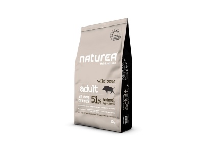 Naturea high-quality feed with wild boar meat for adult dogs 12kg