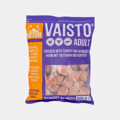 MUSH VAISTO FOR DOGS TURKEY/CHICKEN/DEER 800G