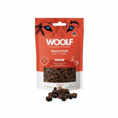 WOOLFSNACKS soft treats cubes with Iberian pig