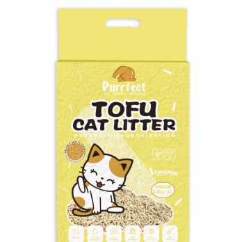 Purrfect tofu litter for cats with a natural smell 6l