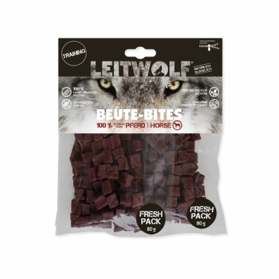 Leitwolf treat cubes with horse meat