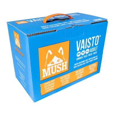 MUSH VAISTO for dogs beef/turkey/salmon 10KG