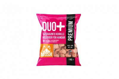 MUSH DUO+ PREMIUM for dogs beef/reindeer 1KG