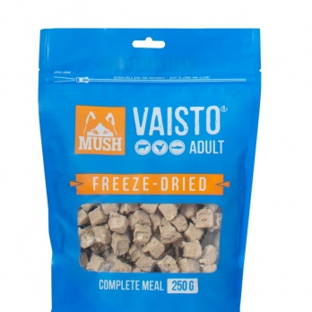 MUSH VAISTO Freeze-dried feed beef/turkey/salmon 250g