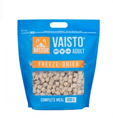 MUSH VAISTO Freeze-dried feed beef/turkey/salmon 800g