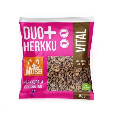 MUSH DUO+ VITAL pork-beef treats 150g