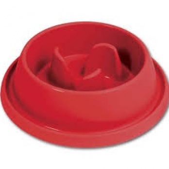 Adagio Round Slow Bowl - red L