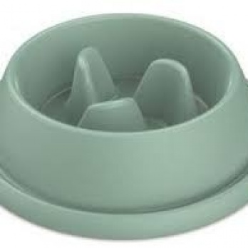 Adagio Round Slow Bowl - Olive Green L