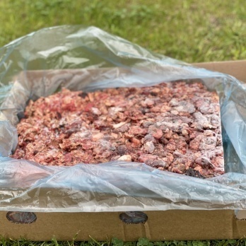 Barfus minced beef with organs cubes 19kg