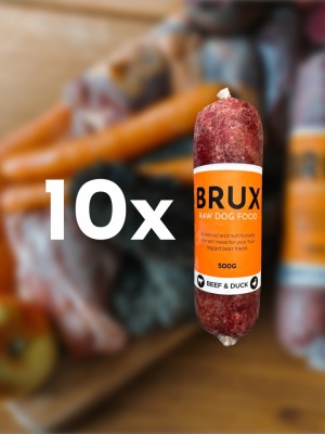 BRUX Beef/Duck 5kg (500g x 10gb)