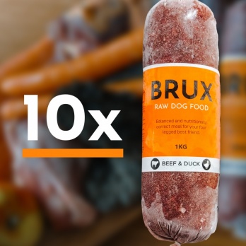 BRUX Beef & Duck 10kg (1kg x 10gb)