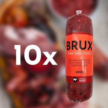 BRUX MONO Beef 5kg (500g x 10gb)