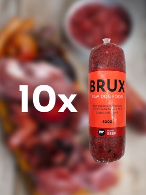 BRUX MONO Beef 5kg (500g x 10gb)