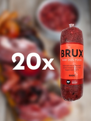 BRUX MONO Beef 10kg (500g x 20gb)