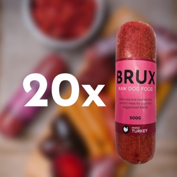 BRUX MONO Turkey 10kg (500g x 20gb)