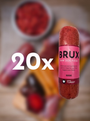 BRUX MONO Turkey 10kg (500g x 20gb)