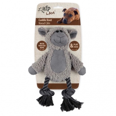 AFP Lambswool Toy for dogs "Cuddle Knot" - Lamb