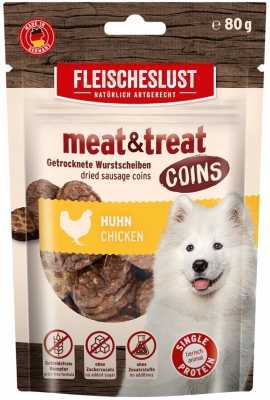 MEATLOVE Meat&Treat COINTS - Chicken 80g