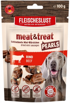 MEATLOVE Meat&Treat PEARLS - Говядина 100g