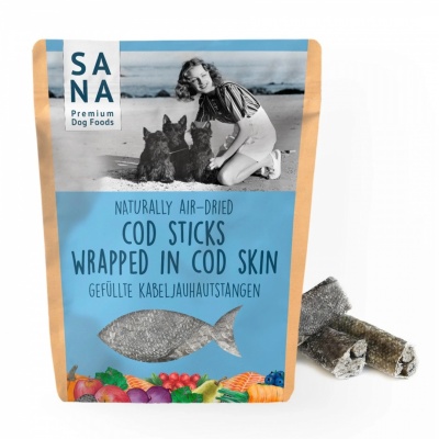 Sana Cod Stick wrapped in Cod Skin 100g