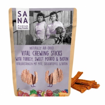 Sana Vital Turkey with Biotin and Linseed Oil Chewing Sticks 150g