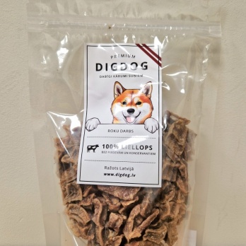 DigDog - Liellopu tesmeņa kubiņi 300g